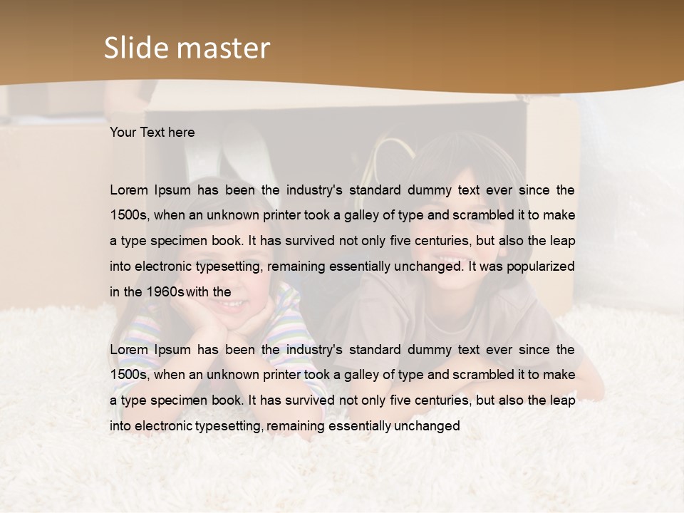 Tall Building Metropolis PowerPoint Template