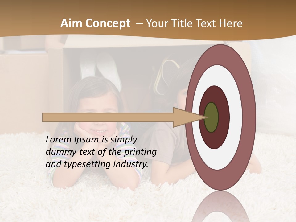 Tall Building Metropolis PowerPoint Template