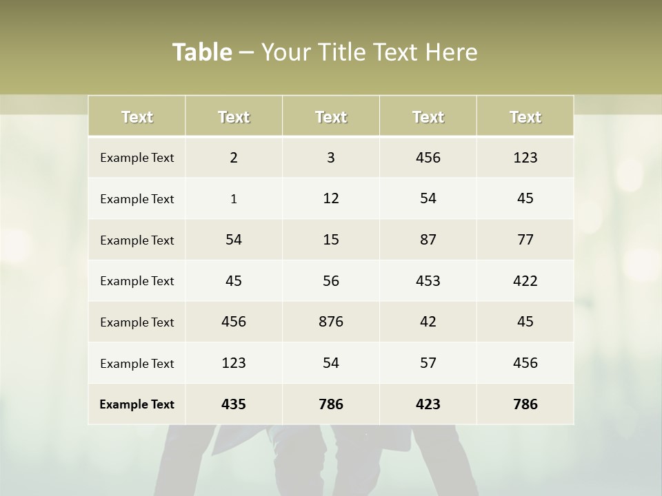 Tall Architect Environment PowerPoint Template