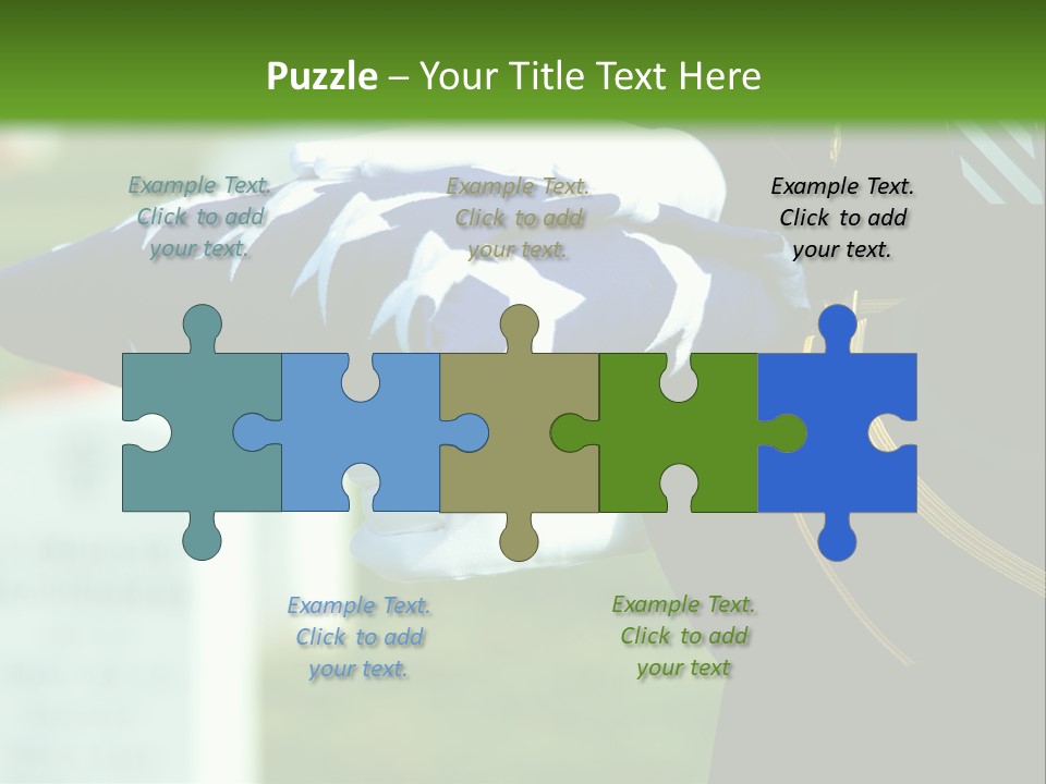 Grey House Town PowerPoint Template