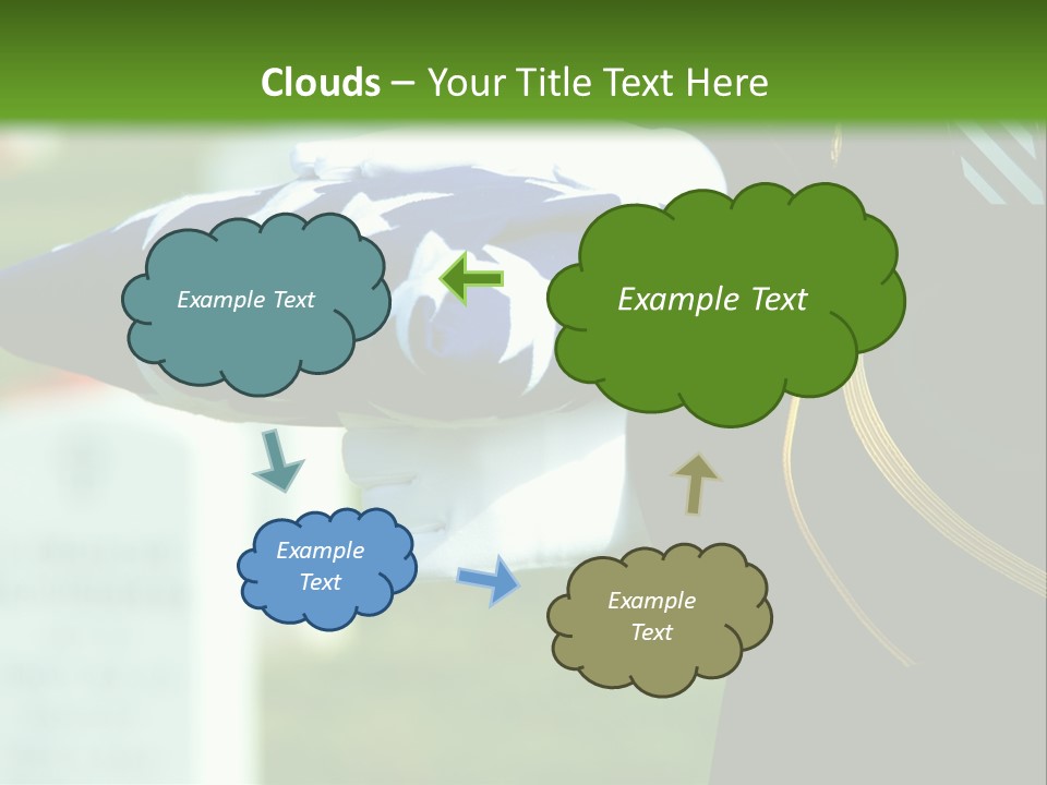 Grey House Town PowerPoint Template