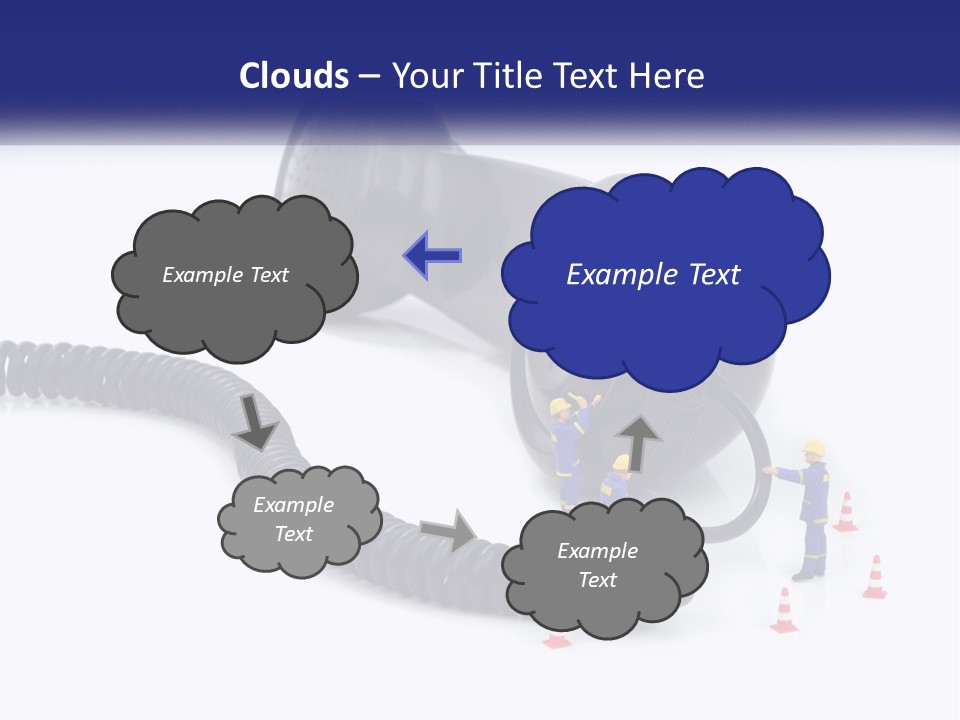 Downtown Architect Grey PowerPoint Template