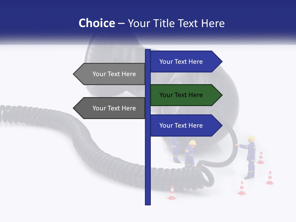 Downtown Architect Grey PowerPoint Template