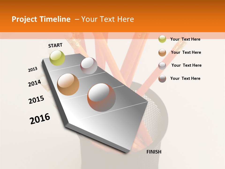 Tall Ball Town PowerPoint Template