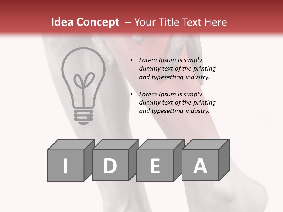 Square Modern House PowerPoint Template