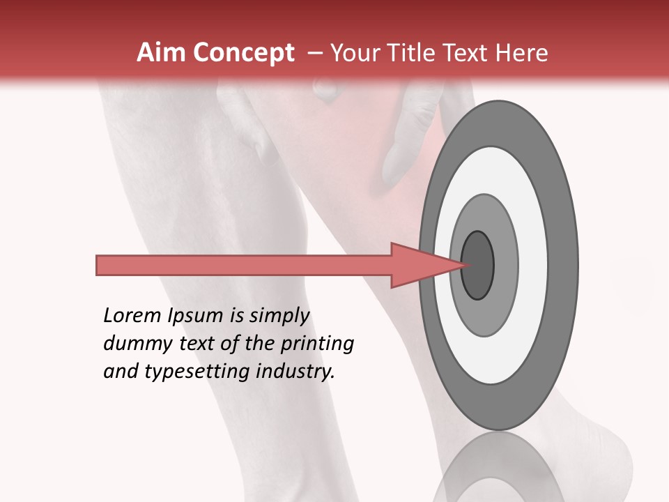 Square Modern House PowerPoint Template