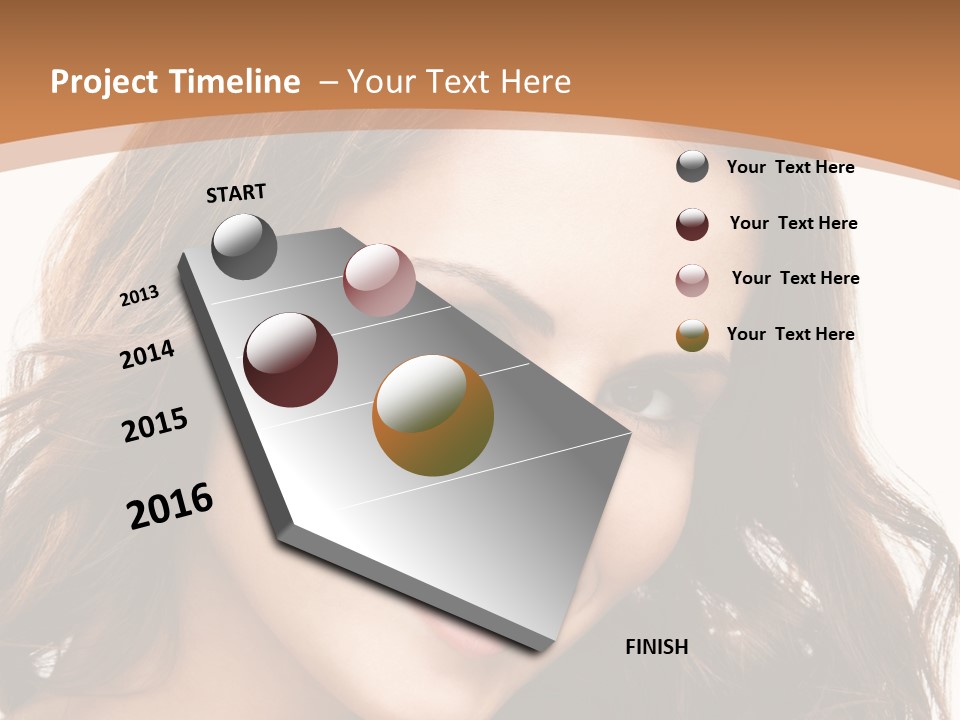 Skyscraper Sphere Building PowerPoint Template