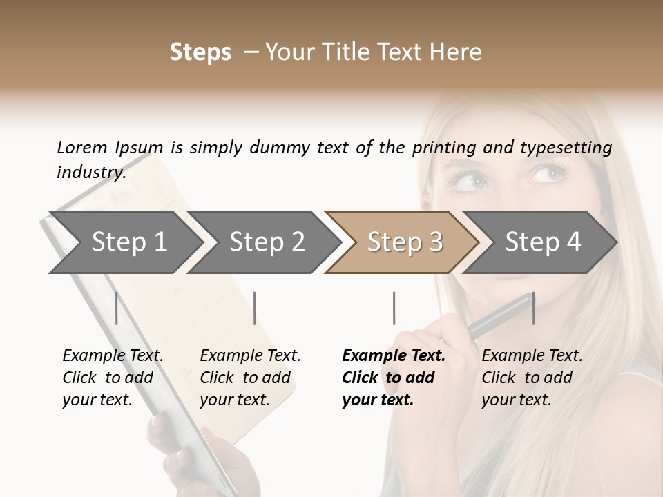 Graphic Illustration Structure PowerPoint Template