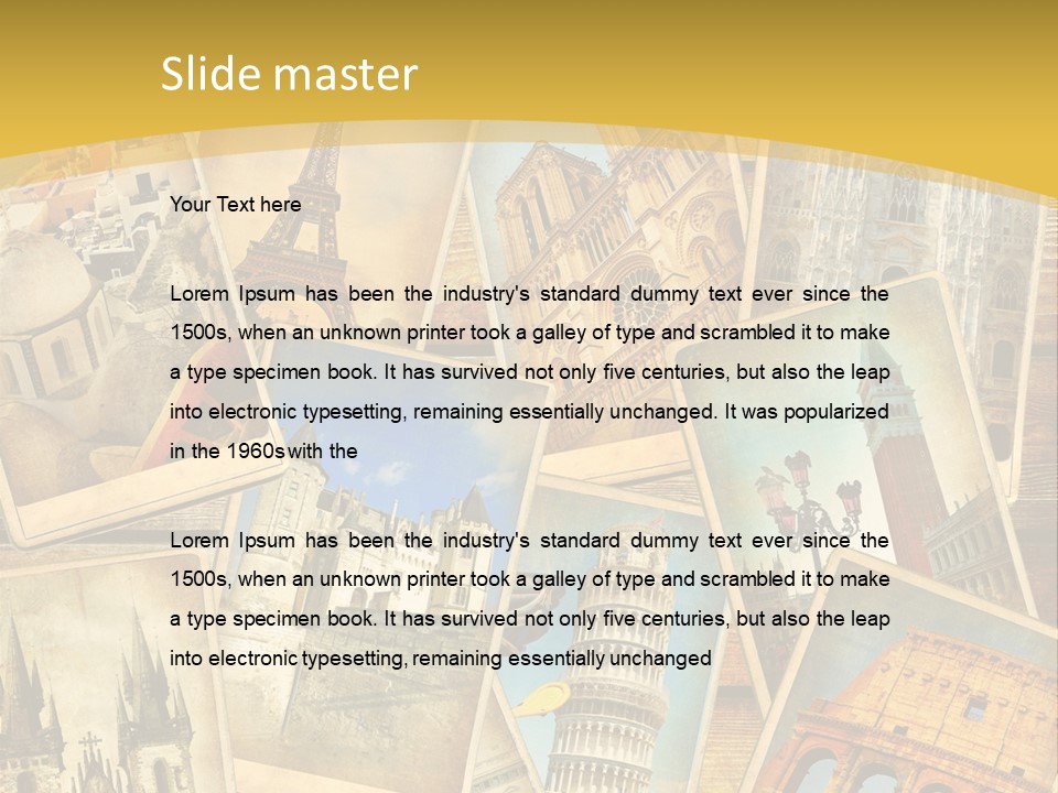 Global Light Ball PowerPoint Template