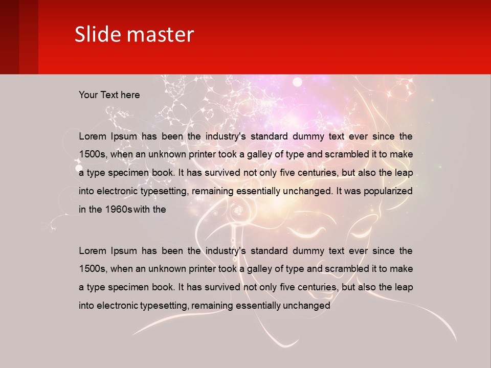 Ball Render House PowerPoint Template