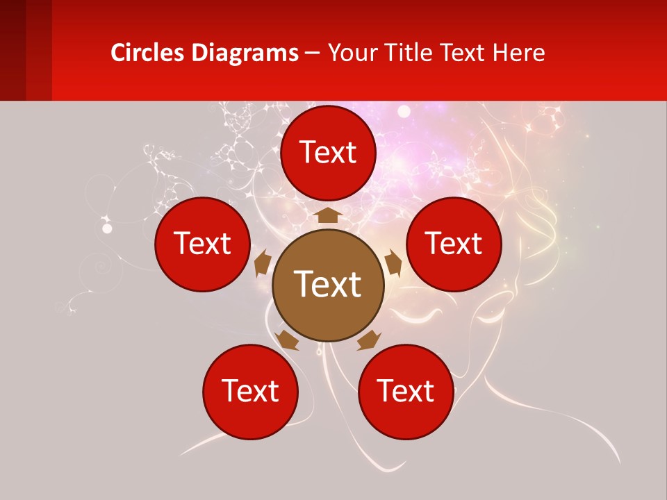 Ball Render House PowerPoint Template