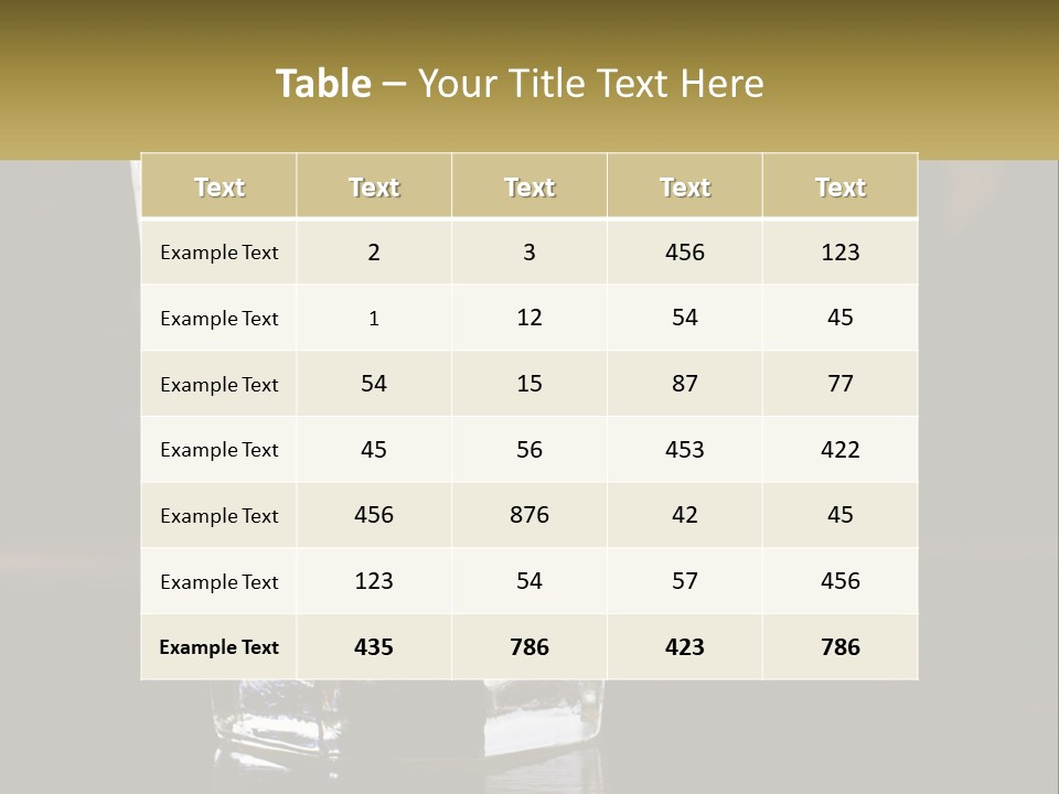 Tall View Background PowerPoint Template