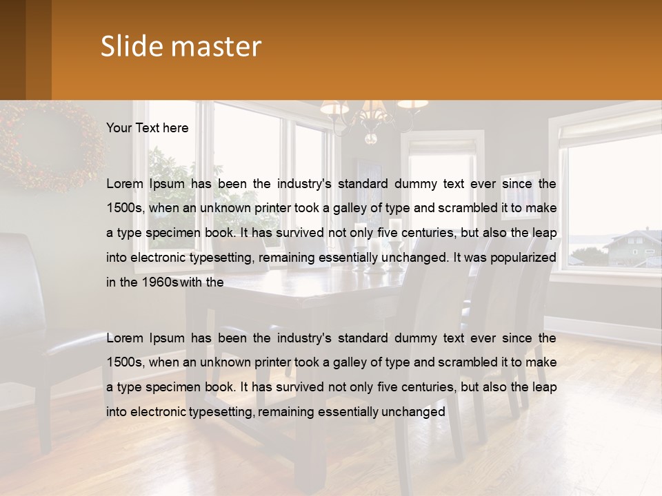 Architect Globe Earth PowerPoint Template