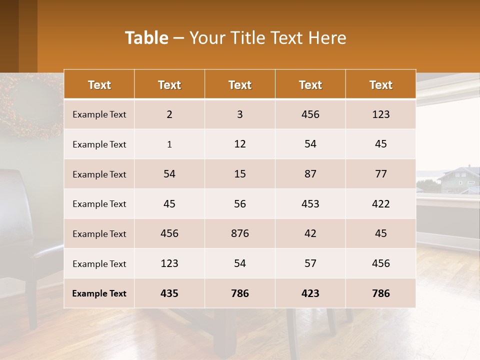Architect Globe Earth PowerPoint Template