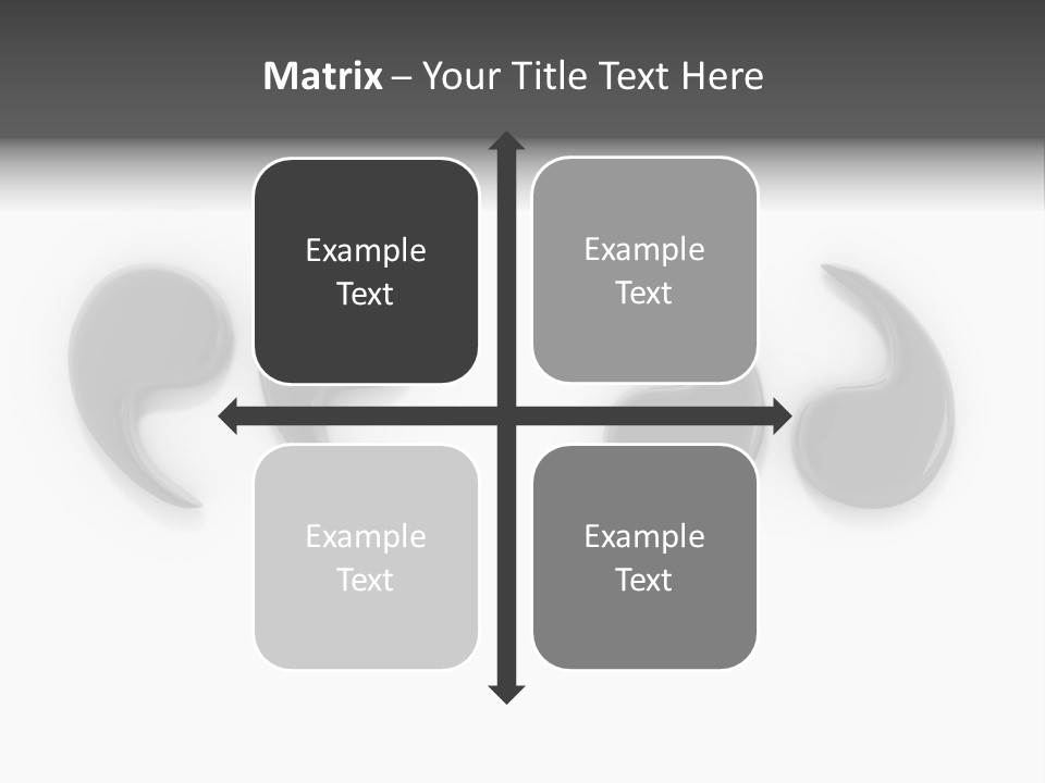 Square Cityscape City PowerPoint Template