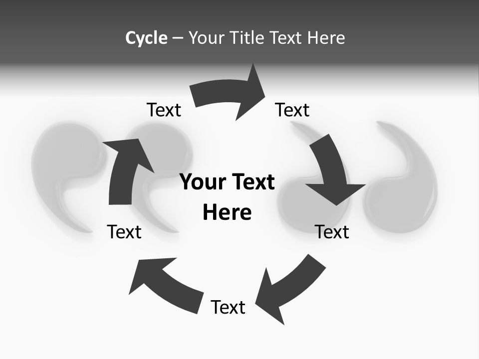 Square Cityscape City PowerPoint Template