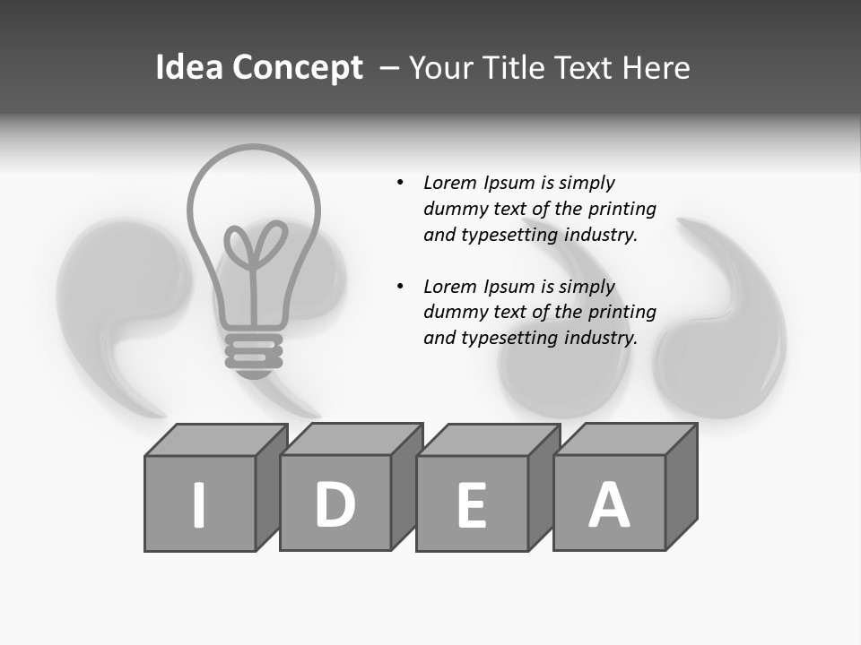 Square Cityscape City PowerPoint Template