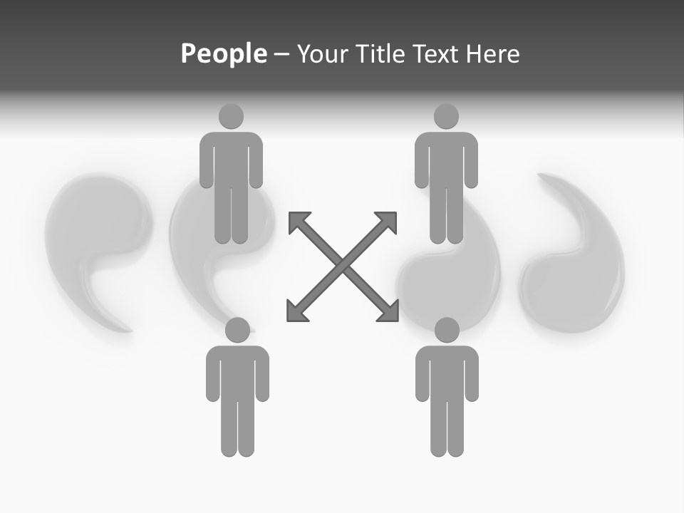 Square Cityscape City PowerPoint Template