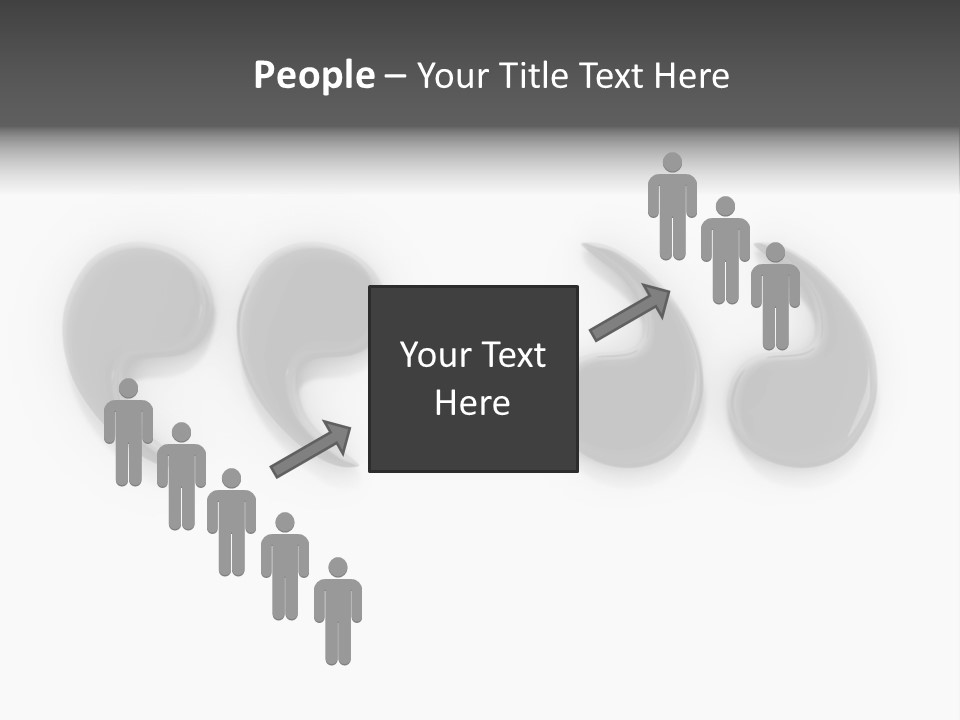 Square Cityscape City PowerPoint Template