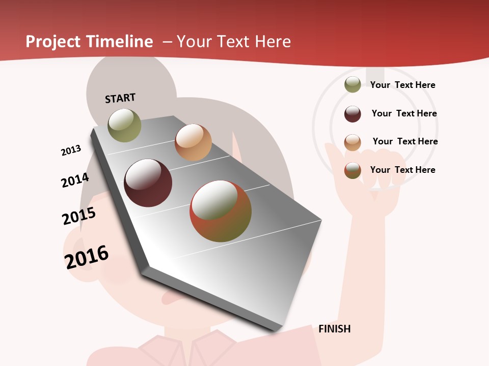Globe Metropolis Tall PowerPoint Template
