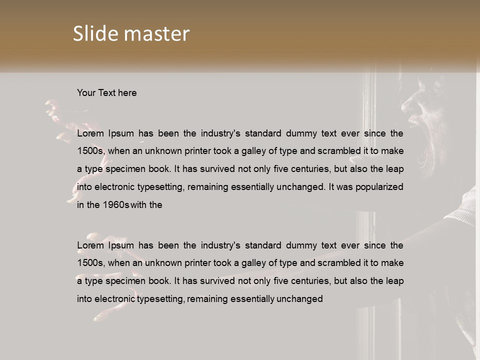Concept Tall Sphere PowerPoint Template