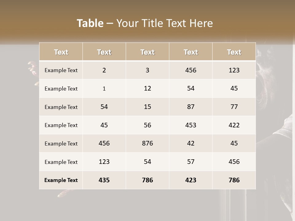 Concept Tall Sphere PowerPoint Template