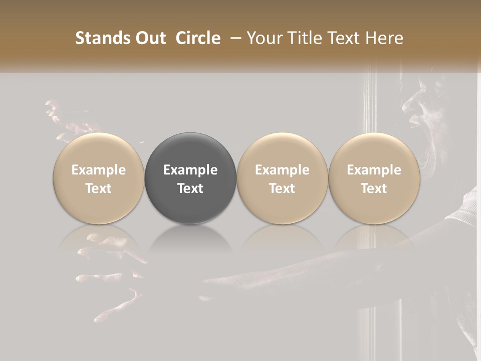 Concept Tall Sphere PowerPoint Template