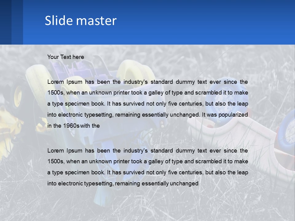 Big Black Background PowerPoint Template