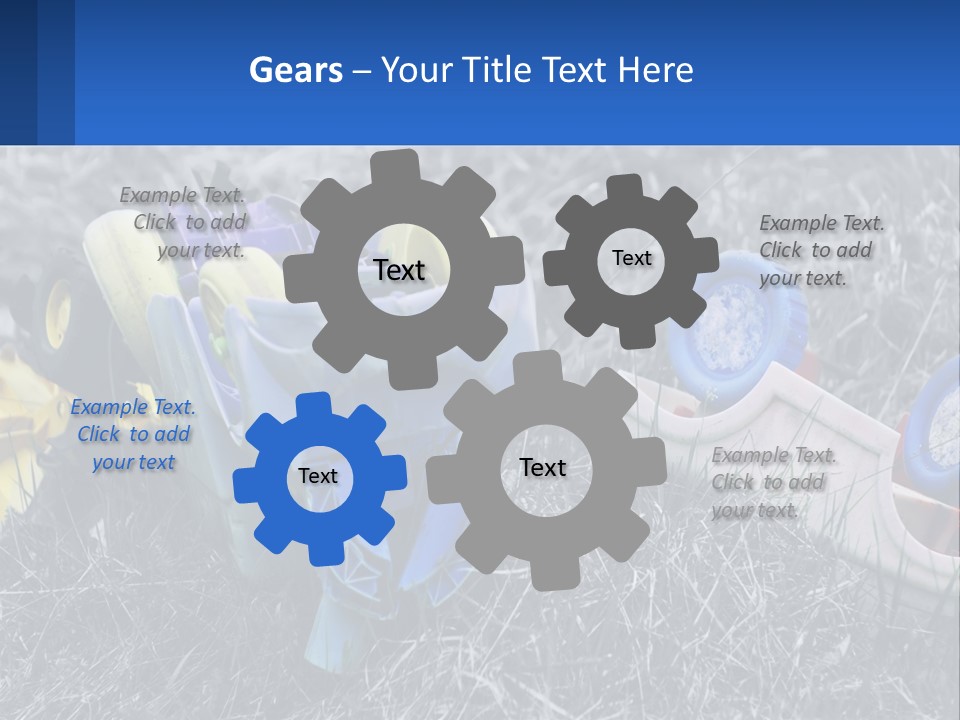 Big Black Background PowerPoint Template