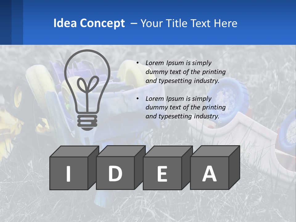 Big Black Background PowerPoint Template