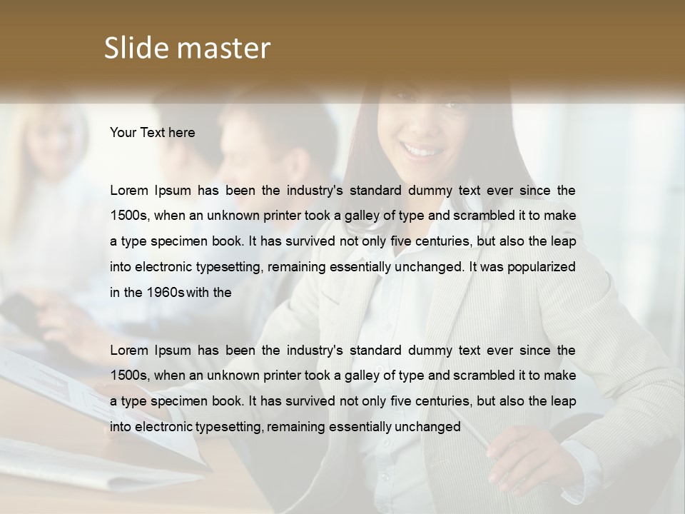 Render Cityscape View PowerPoint Template