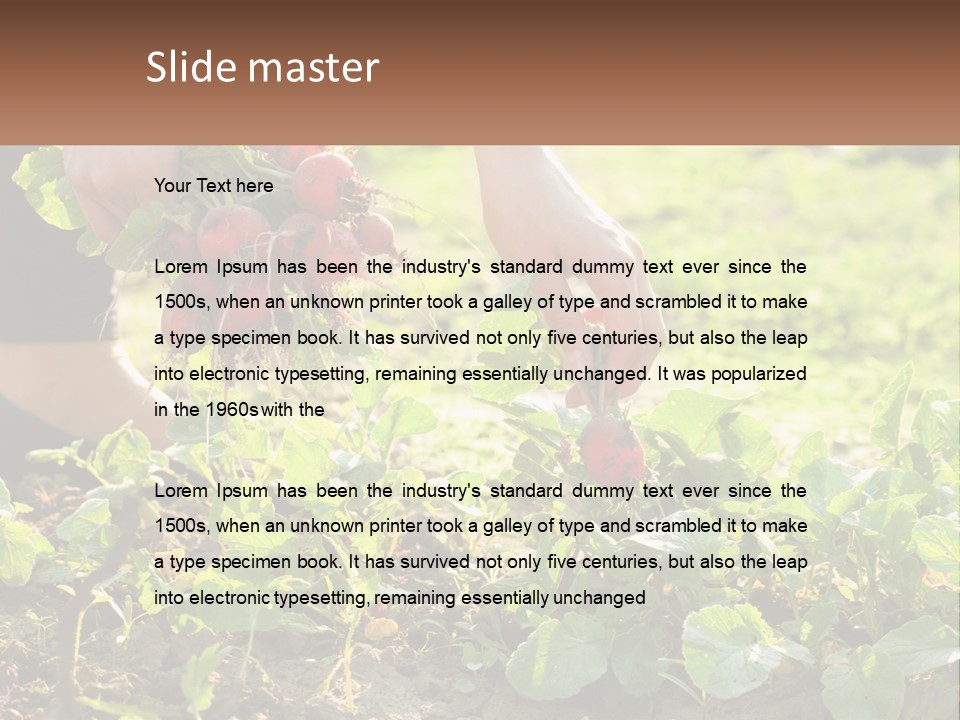 Cube Building World PowerPoint Template