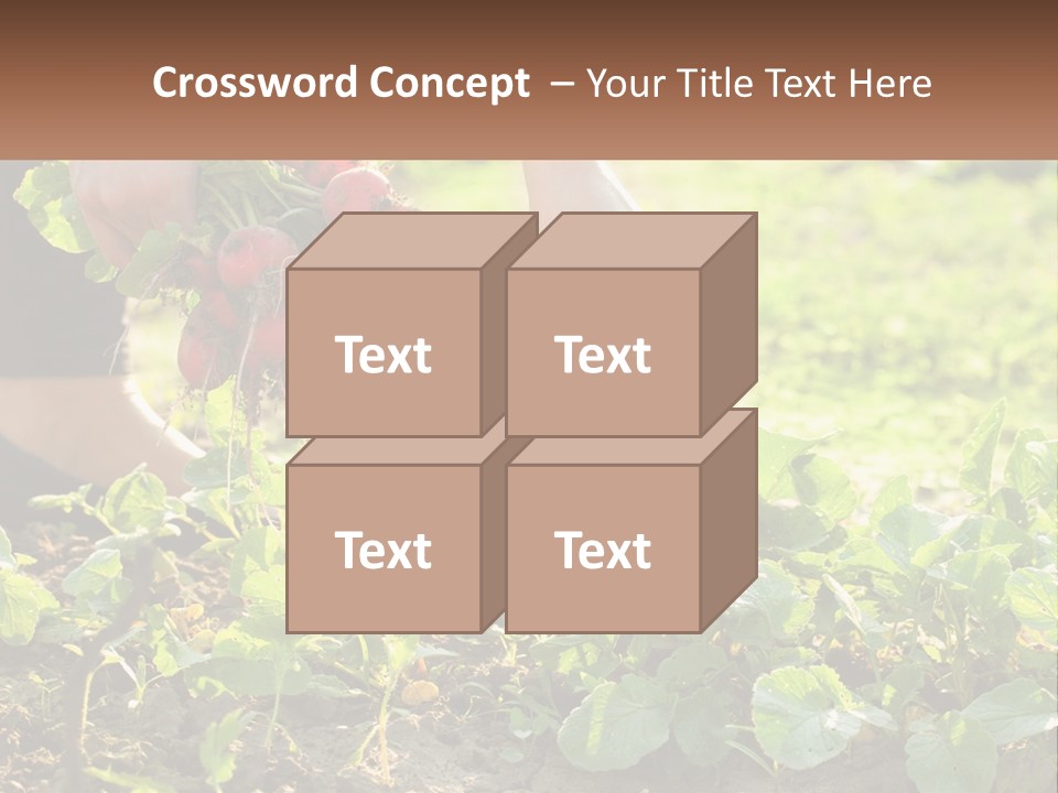 Cube Building World PowerPoint Template