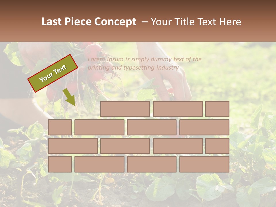 Cube Building World PowerPoint Template