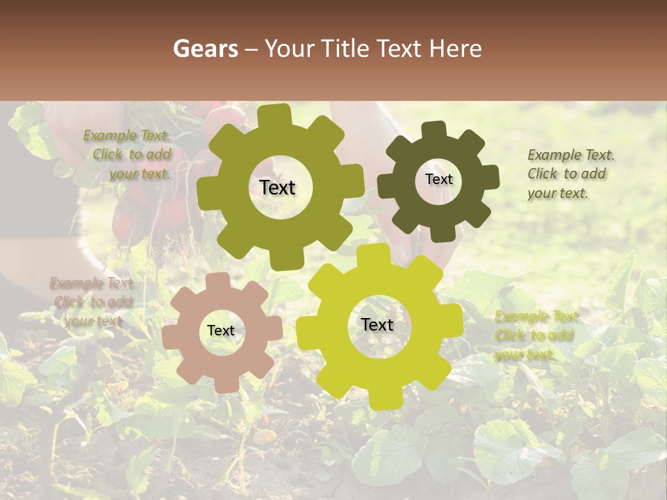 Cube Building World PowerPoint Template