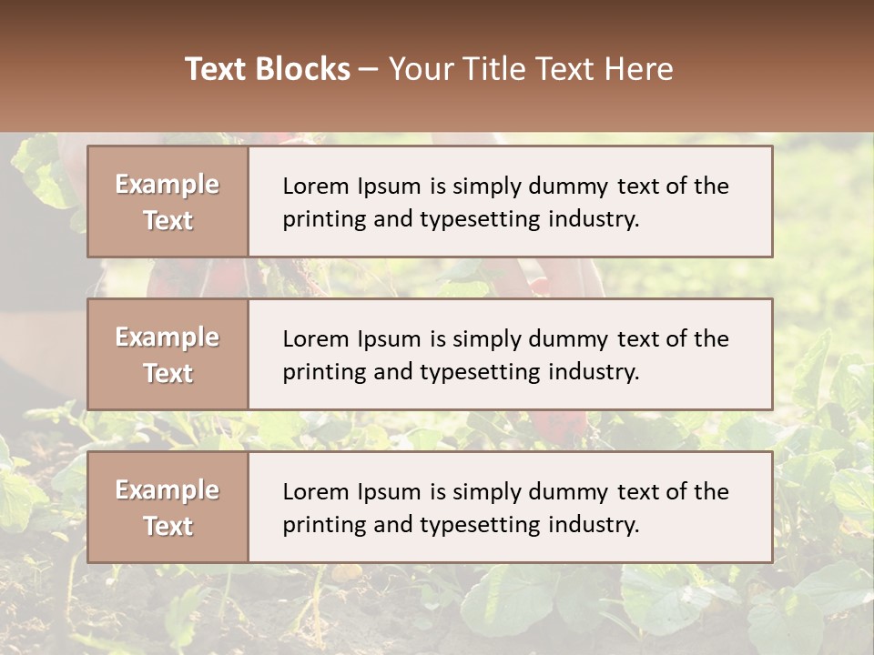 Cube Building World PowerPoint Template