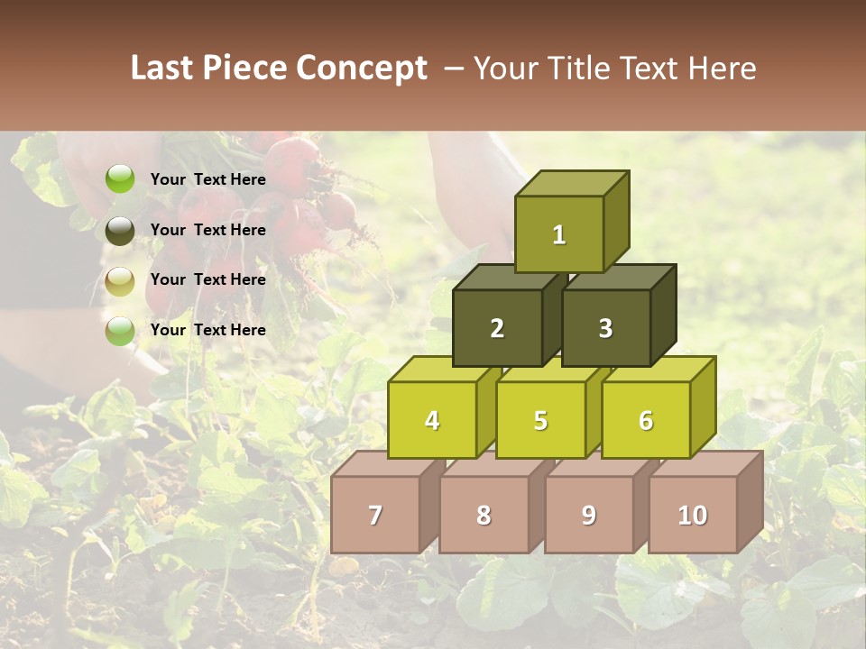 Cube Building World PowerPoint Template