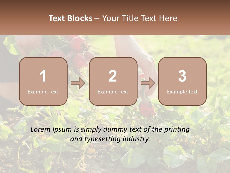 Cube Building World PowerPoint Template