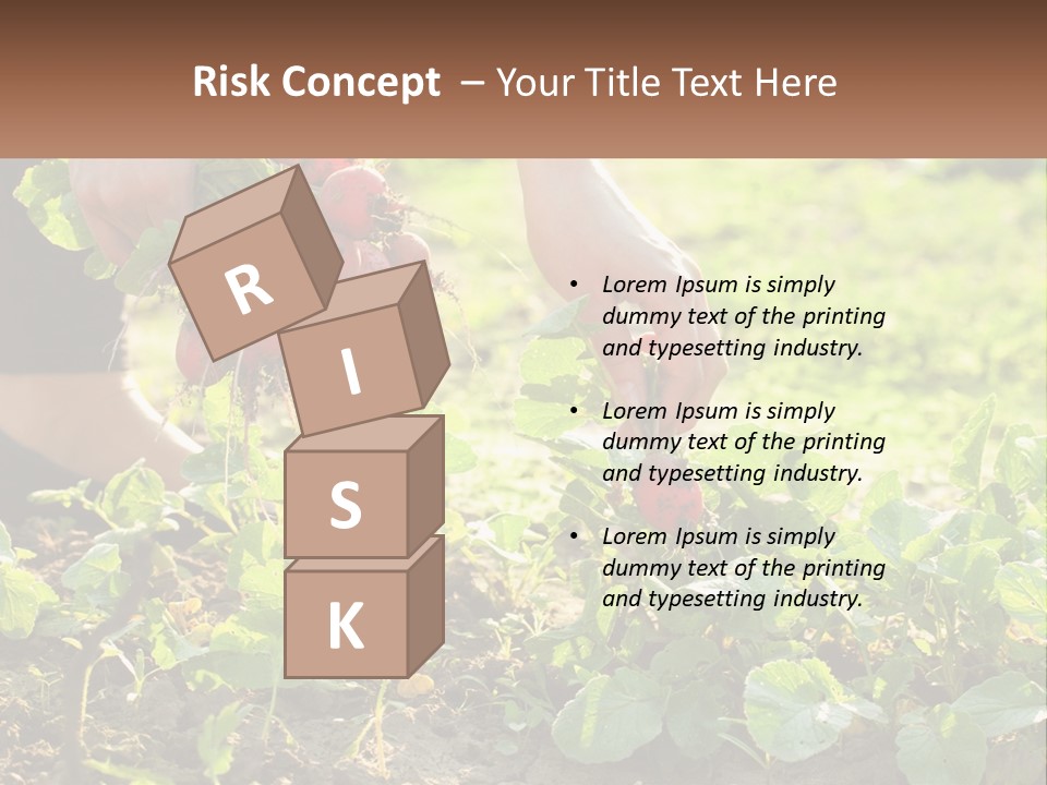 Cube Building World PowerPoint Template