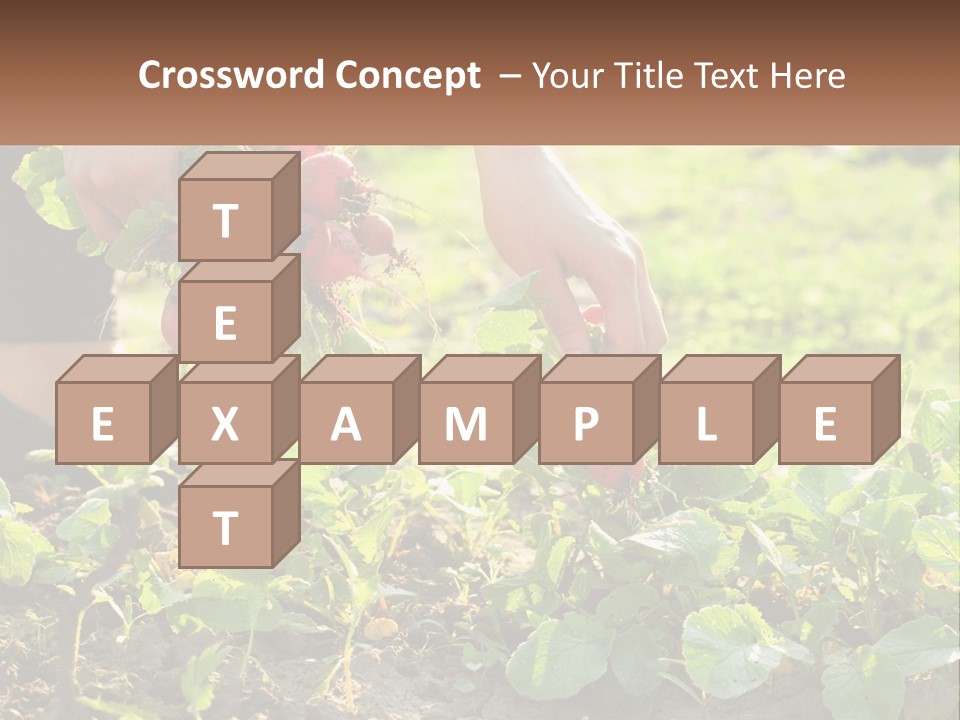 Cube Building World PowerPoint Template