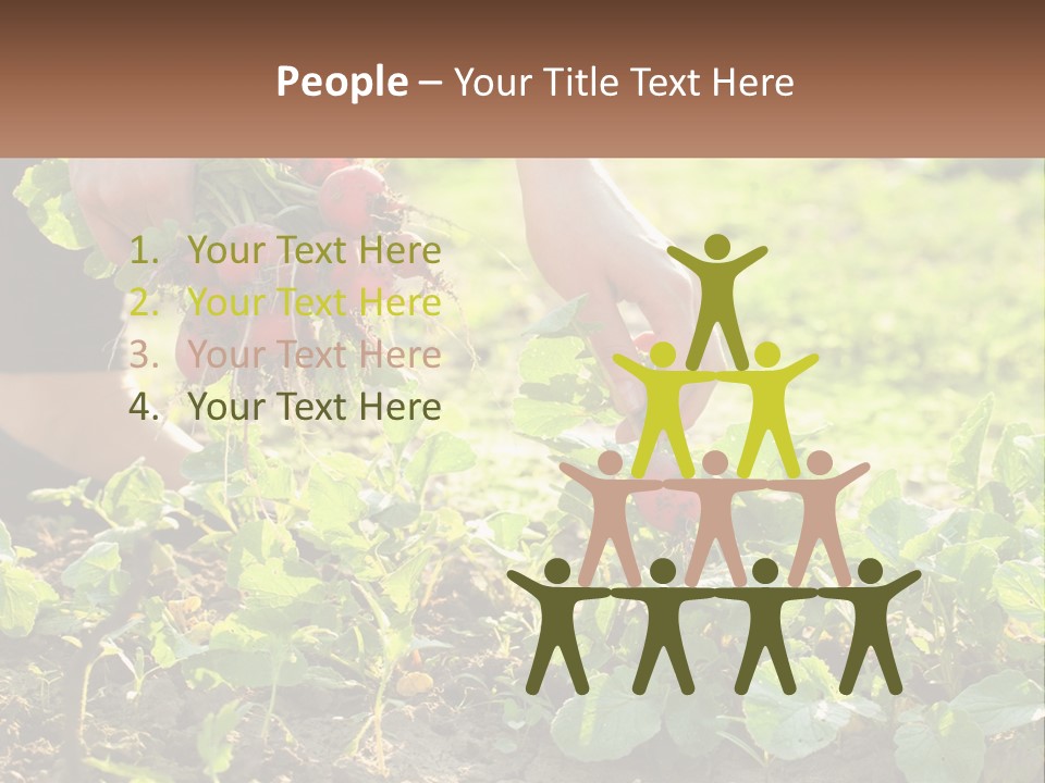 Cube Building World PowerPoint Template