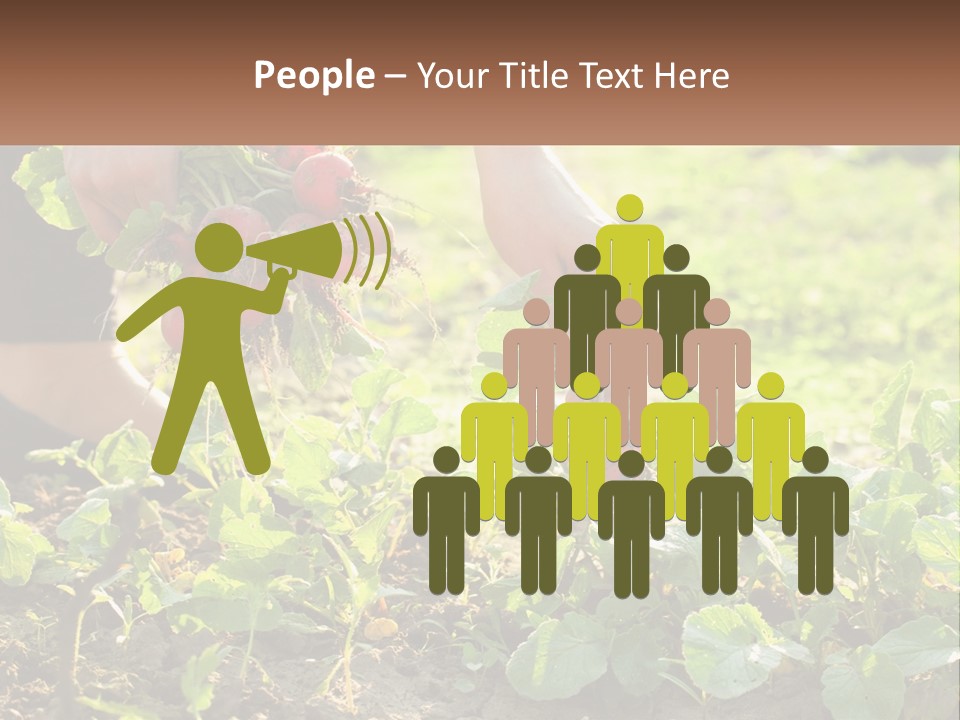 Cube Building World PowerPoint Template