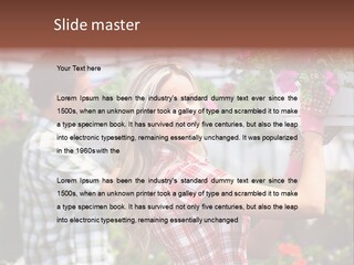 Illustration Globe Construction PowerPoint Template