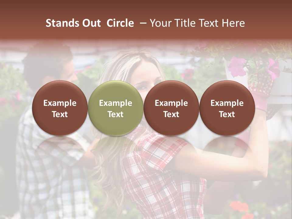 Illustration Globe Construction PowerPoint Template
