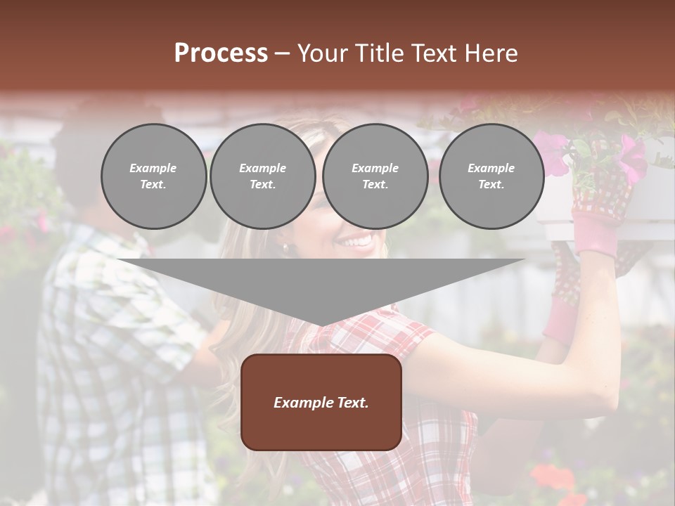 Illustration Globe Construction PowerPoint Template
