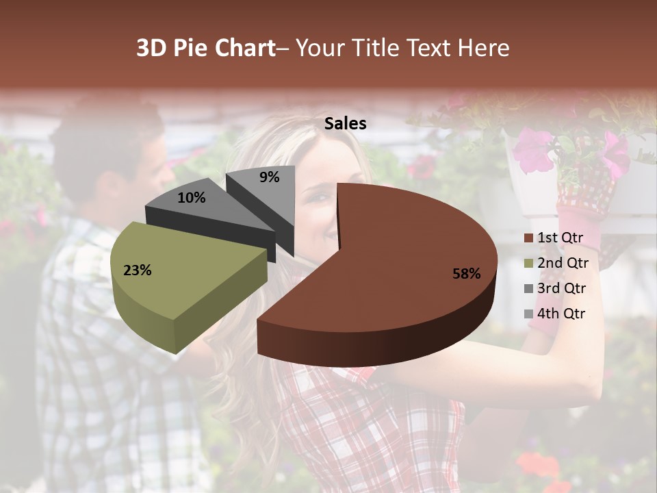 Illustration Globe Construction PowerPoint Template
