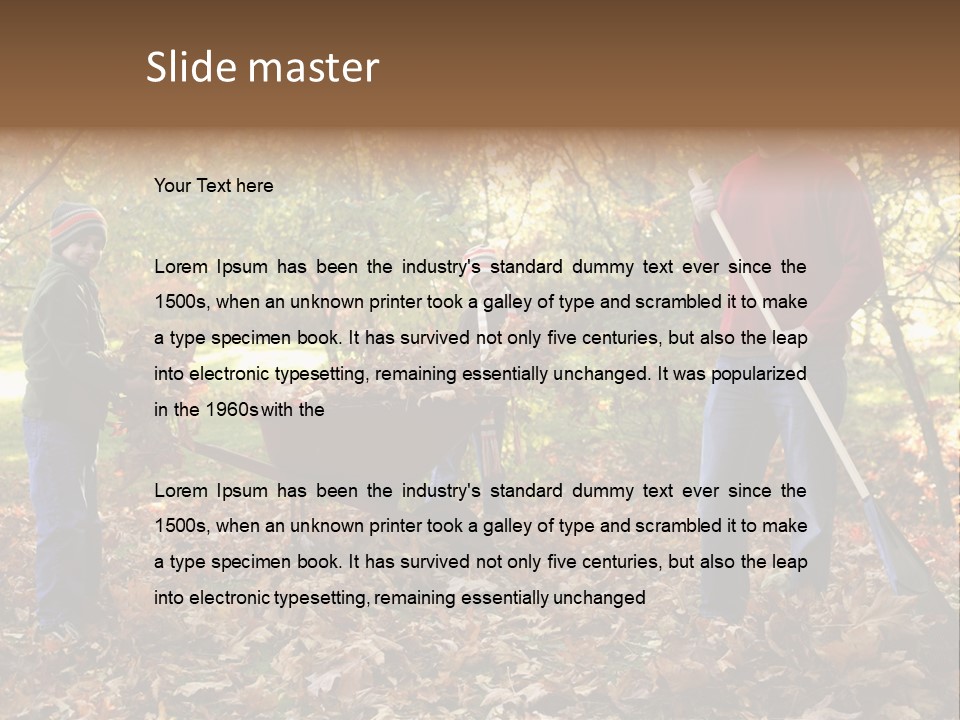 Globe Urban Downtown PowerPoint Template