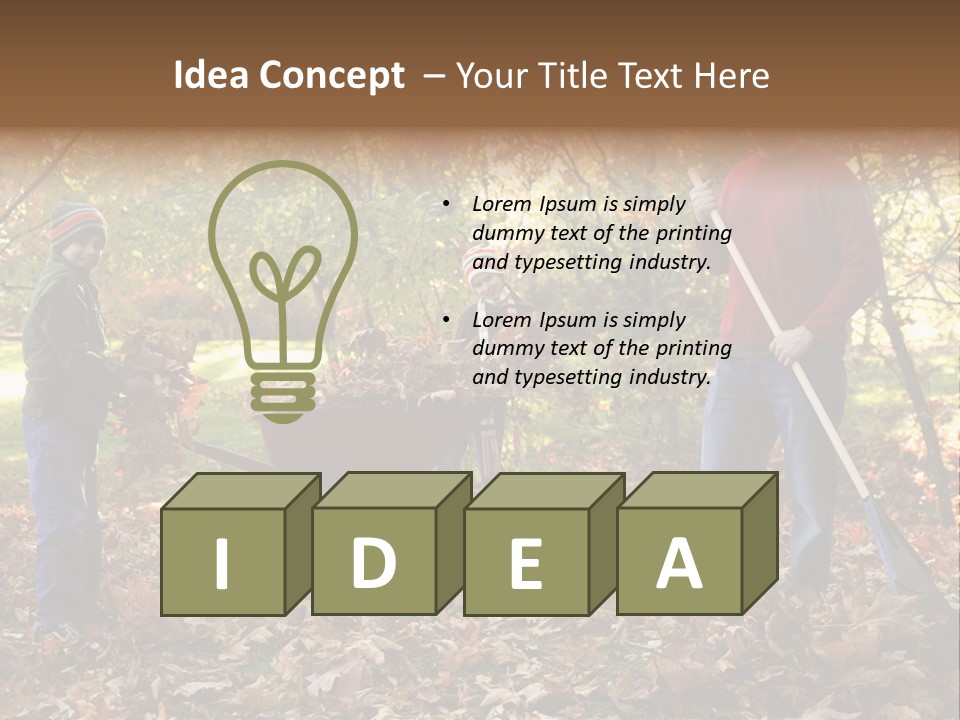 Globe Urban Downtown PowerPoint Template