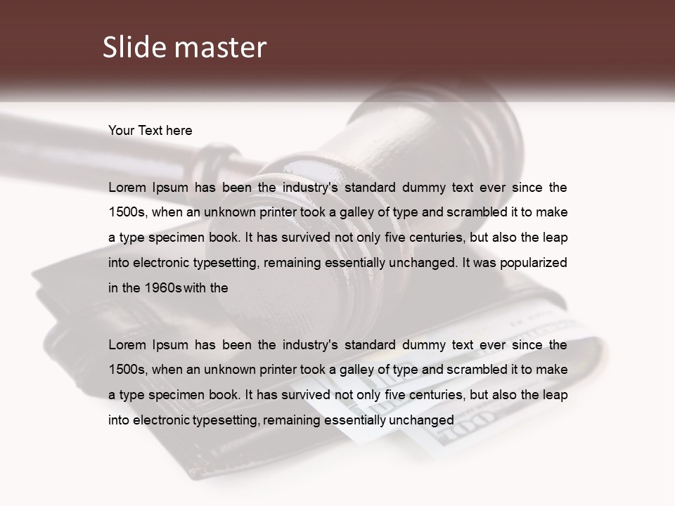 Globe Downtown City PowerPoint Template