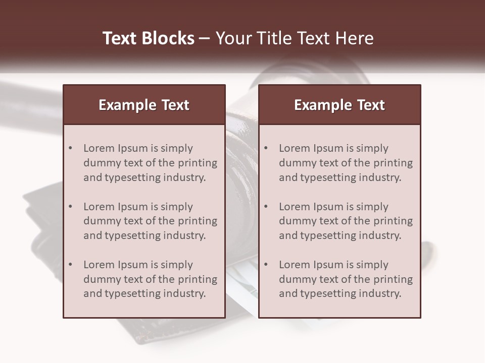 Globe Downtown City PowerPoint Template